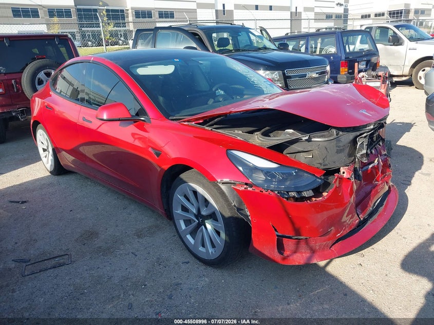 2021 TESLA MODEL 3 auction photo 1