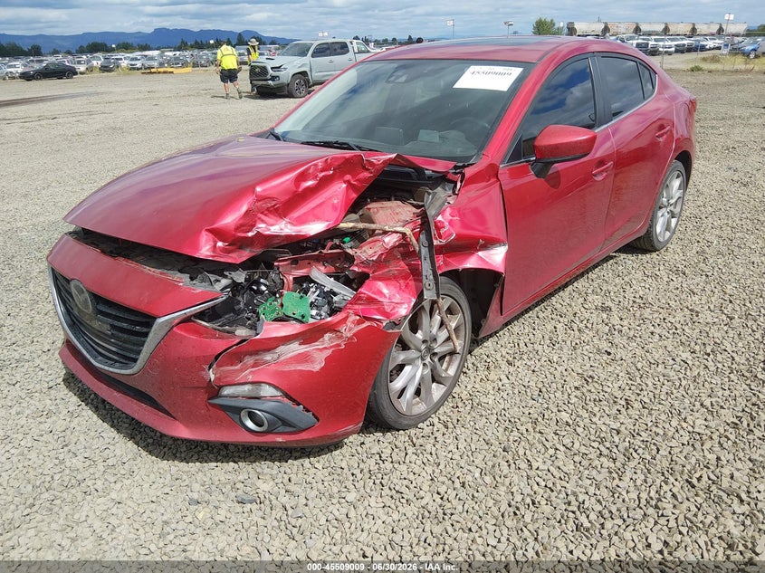 Vin: jm1bm1w3xe1149943, lot: 46007225, mazda mazda3 s grand touring 20142