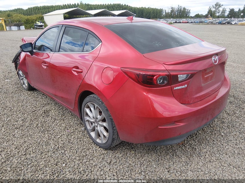 Vin: jm1bm1w3xe1149943, lot: 46007225, mazda mazda3 s grand touring 20143