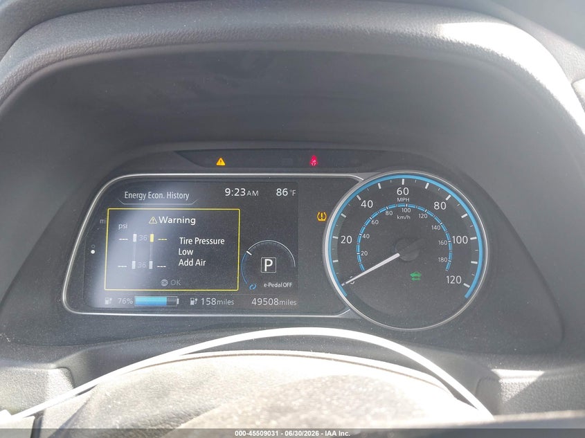 2021 Nissan Leaf S Plus 62 Kwh VIN: 1N4BZ1BV4MC556206 Lot: 45509031