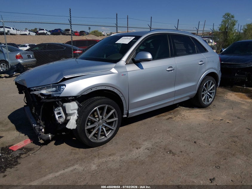 Vin: wa1bccfsxjr030902, lot: 46007274, audi q3 2.0t premium/2.0t sport premium 20182