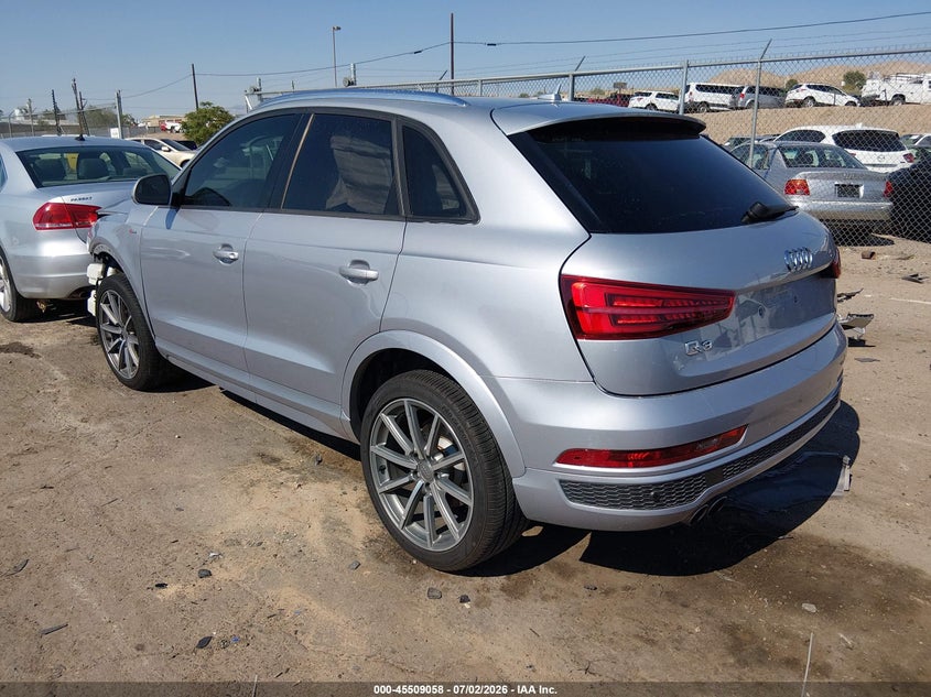 Vin: wa1bccfsxjr030902, lot: 46007274, audi q3 2.0t premium/2.0t sport premium 20183