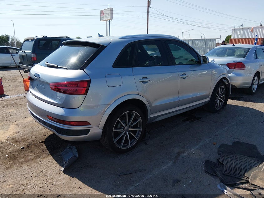 Vin: wa1bccfsxjr030902, lot: 46007274, audi q3 2.0t premium/2.0t sport premium 20184