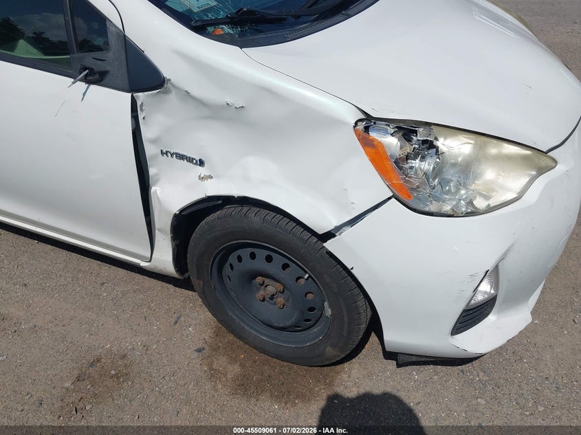 2012 Toyota Prius C Three VIN: JTDKDTB37C1027975 Lot: 45509061