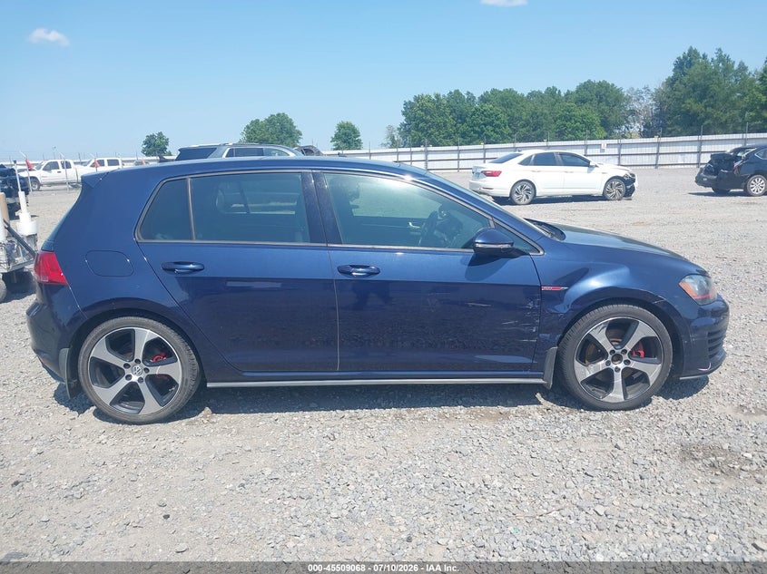 2015 Volkswagen Golf Gti 2.0T Autobahn 4-Door VIN: 3VW4T7AUXFM031617 Lot: 45509068