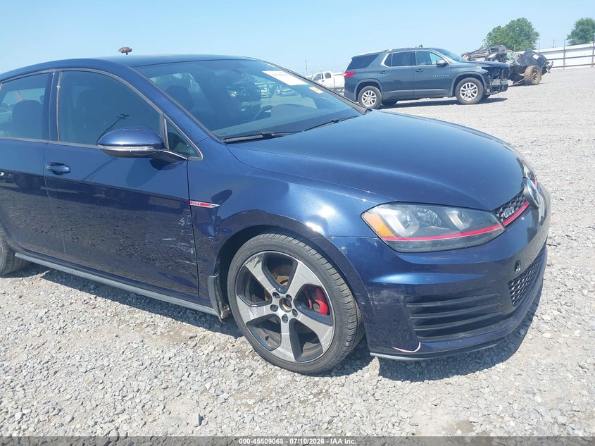 2015 Volkswagen Golf Gti 2.0T Autobahn 4-Door VIN: 3VW4T7AUXFM031617 Lot: 45509068