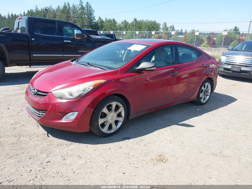2012 HYUNDAI ELANTRA auction photo 2