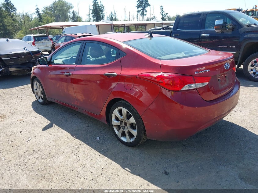 2012 HYUNDAI ELANTRA auction photo 3