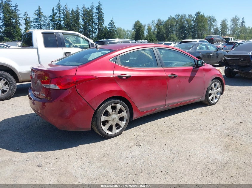2012 HYUNDAI ELANTRA auction photo 4