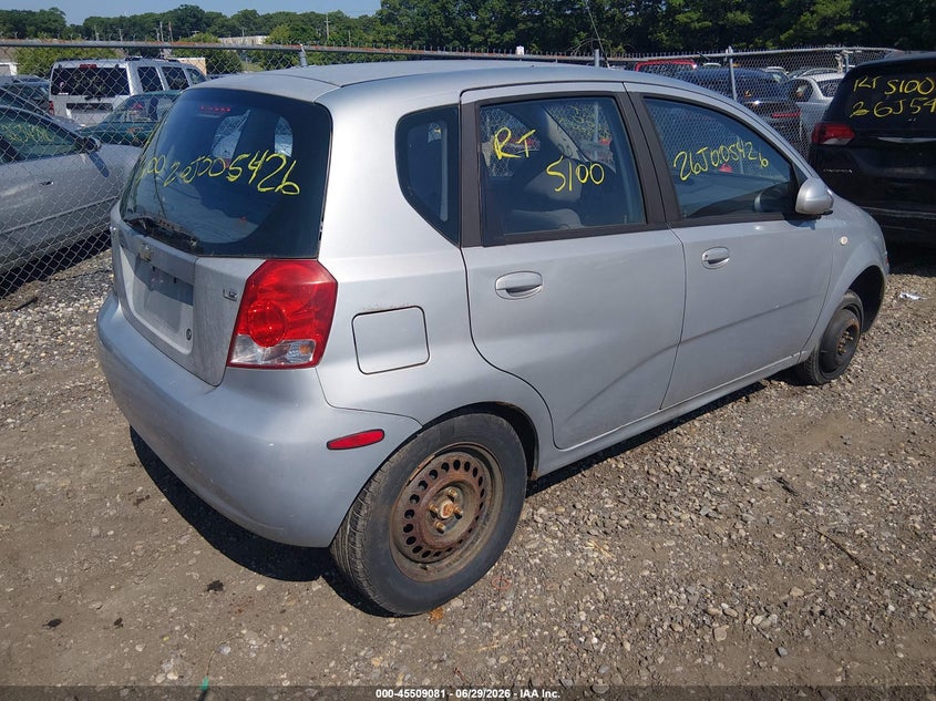 2007 CHEVROLET AVEO auction photo 4