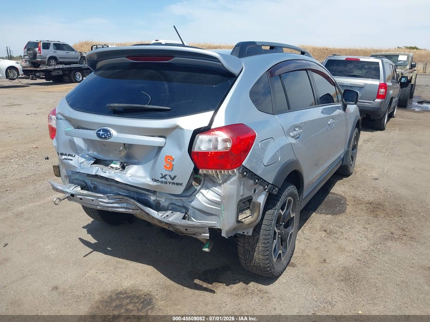 Vin: jf2gpagc1eh325377, lot: 46007298, subaru xv crosstrek 2.0i limited 20144