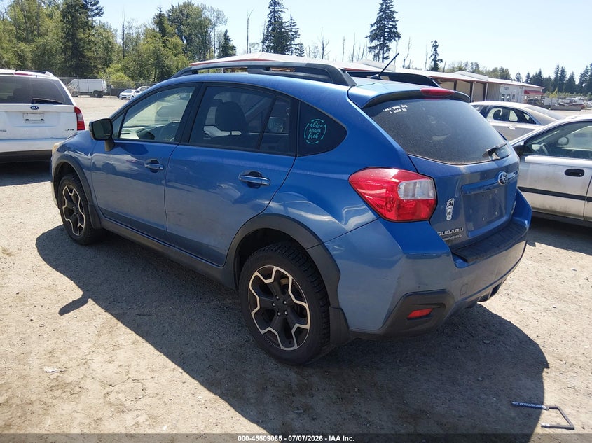 Vin: jf2gpacc8e9300413, lot: 46007301, subaru xv crosstrek 2.0i premium 20143