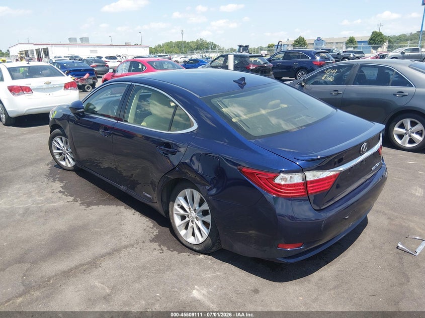 Vin: jthbw1gg1e2039318, lot: 46007327, lexus es 300h 20143