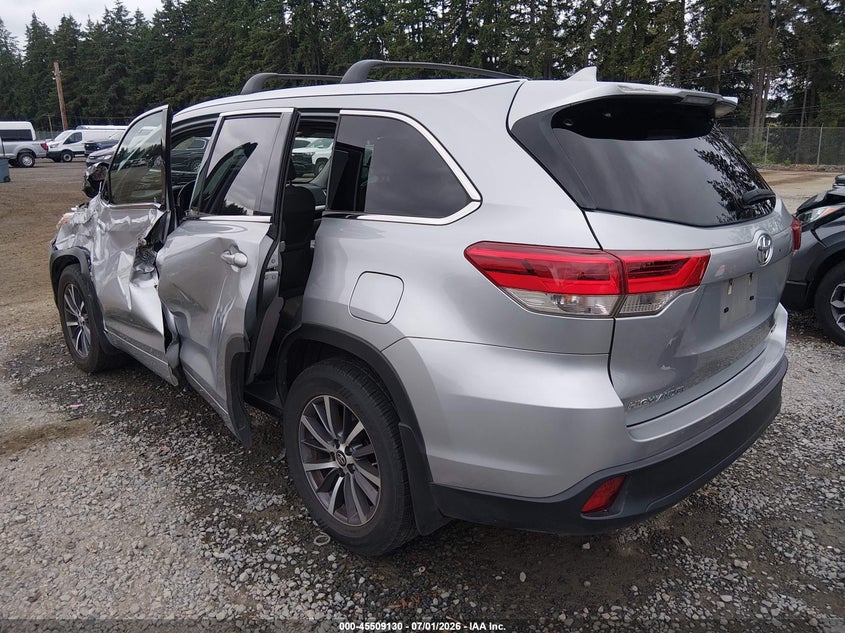 Vin: 5tdjzrfh6js524506, lot: 46007346, toyota highlander xle 20183