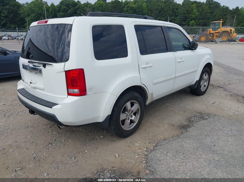 2011 Honda Pilot Ex-L VIN: 5FNYF3H58BB009973 Lot: 45509181