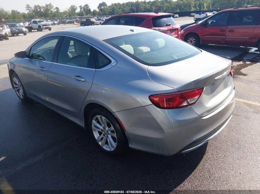 Vin: 1c3cccabxfn666286, lot: 46007399, chrysler 200 limited 20153