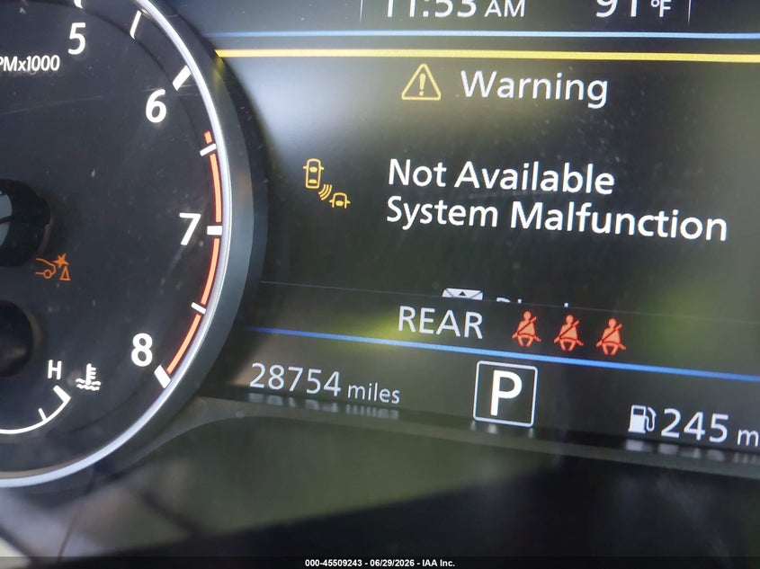 NISSAN ALTIMA 2024 VIN 1N4BL4DV0RN309387