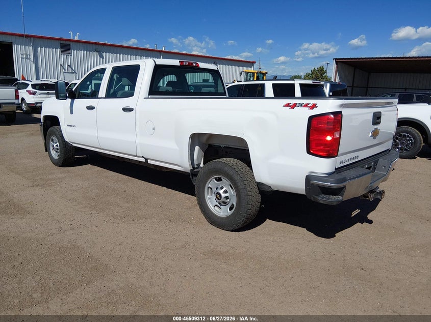Vin: 1gc1kueg4jf216668, lot: 46007528, chevrolet silverado 2500hd work truck 20183
