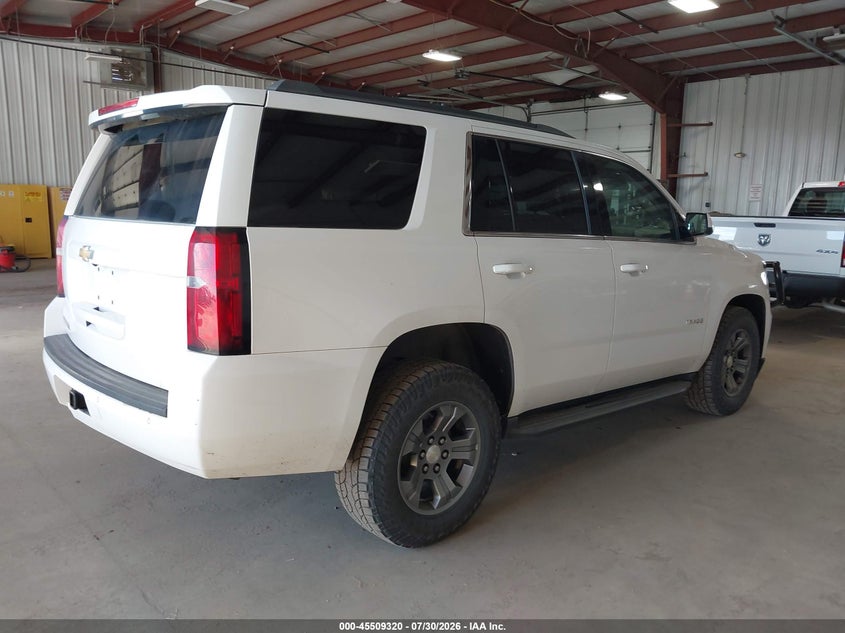 Vin: 1gnskaec3jr310174, lot: 46007536, chevrolet tahoe ls 20184