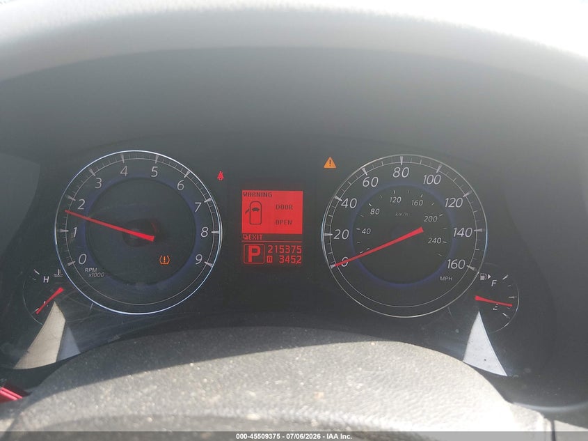 2010 Infiniti Ex35 Journey VIN: JN1AJ0HP8AM701837 Lot: 45509375
