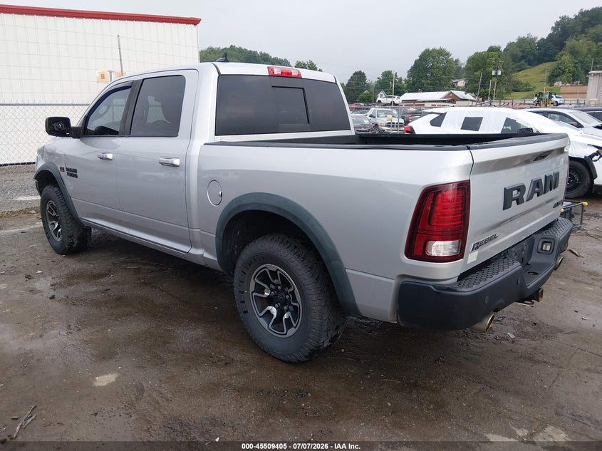 Vin: 1c6rr7ytxgs407835, lot: 46007621, ram 1500 rebel 20163
