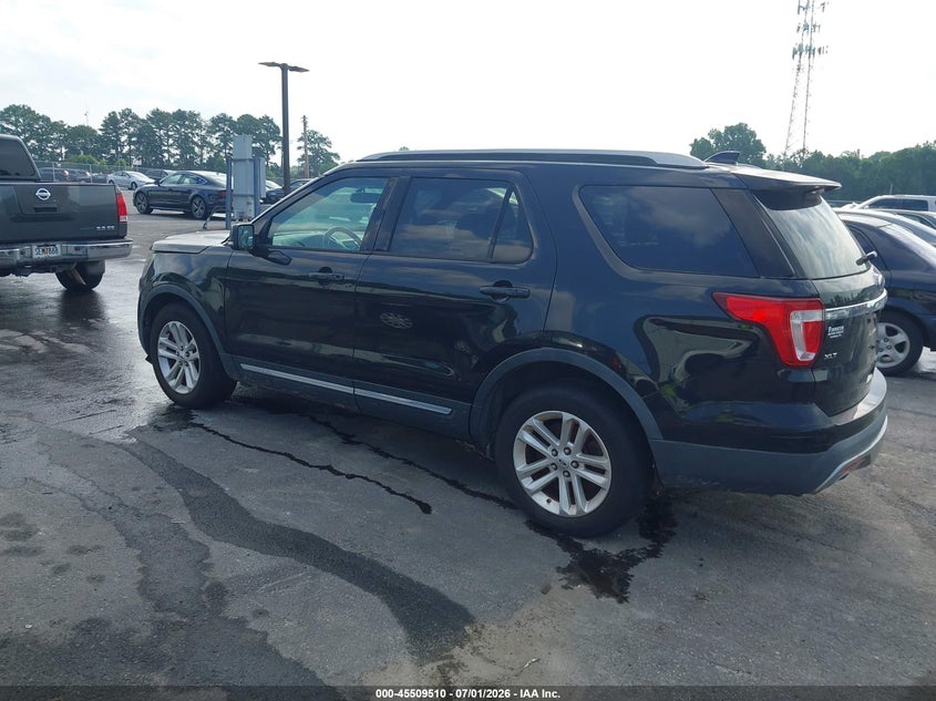 Vin: 1fm5k7d87ggb15751, lot: 46007726, ford explorer xlt 20163