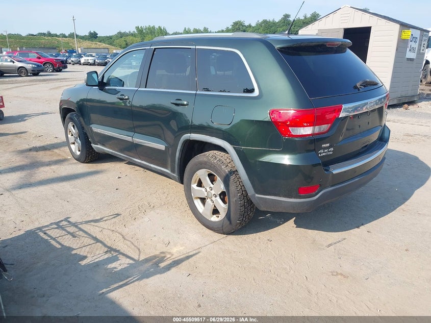 Vin: 1j4rr5ggxbc520487, lot: 46007733, jeep grand cherokee limited 20113