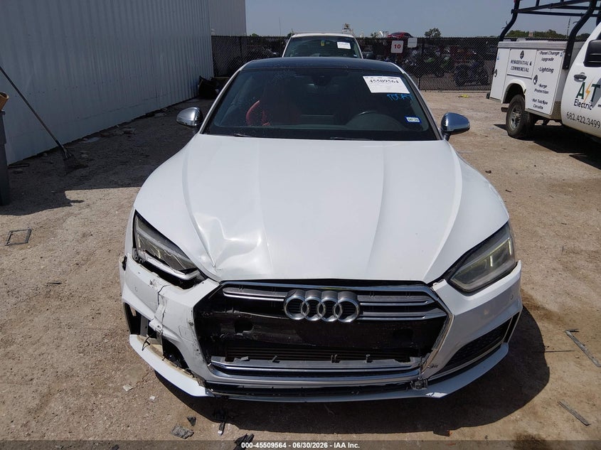 2018 Audi S5 3.0T Premium Plus VIN: WAUP4AF55JA024380 Lot: 45509564