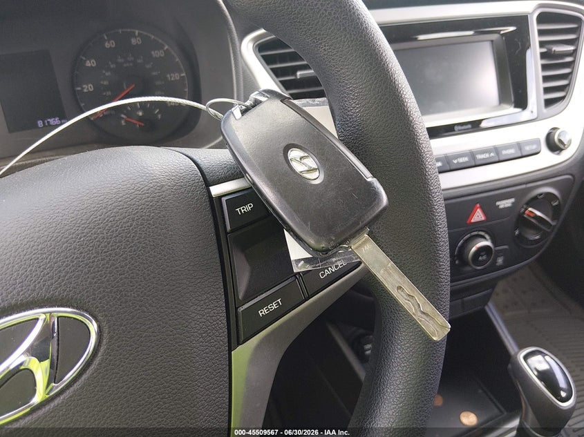 2019 HYUNDAI ACCENT SEDAN 1.6L I-4 DI, DOHC, VVT, 130HP