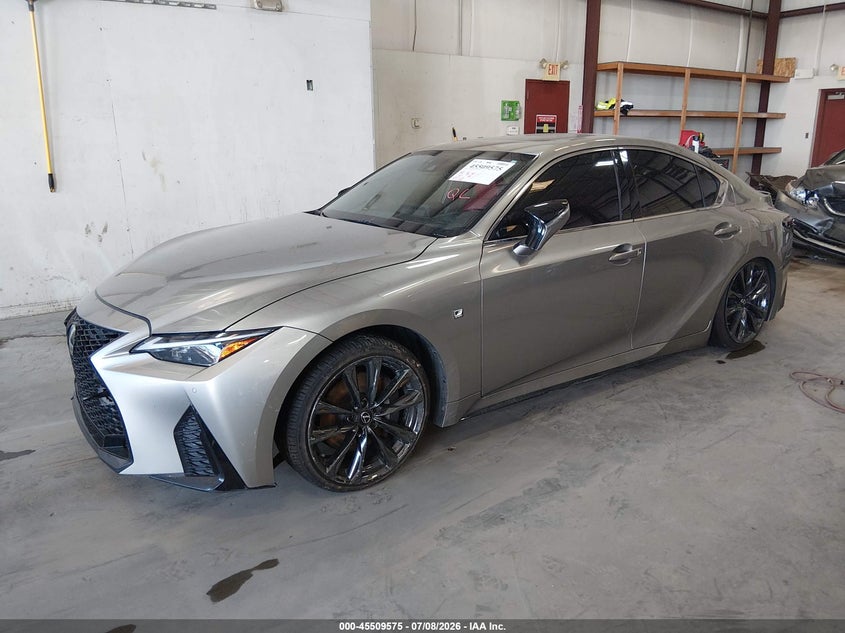 Vin: jthgz1b28m5044599, lot: 46007791, lexus is 350 f sport 20212