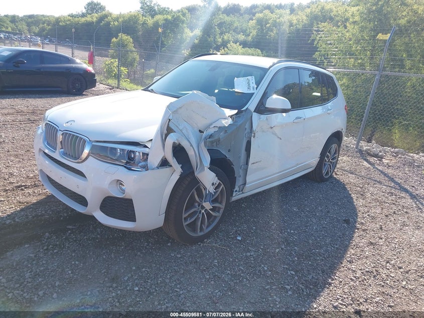 Vin: 5uxwx9c50f0d50286, lot: 46007797, bmw x3 xdrive28i 20152