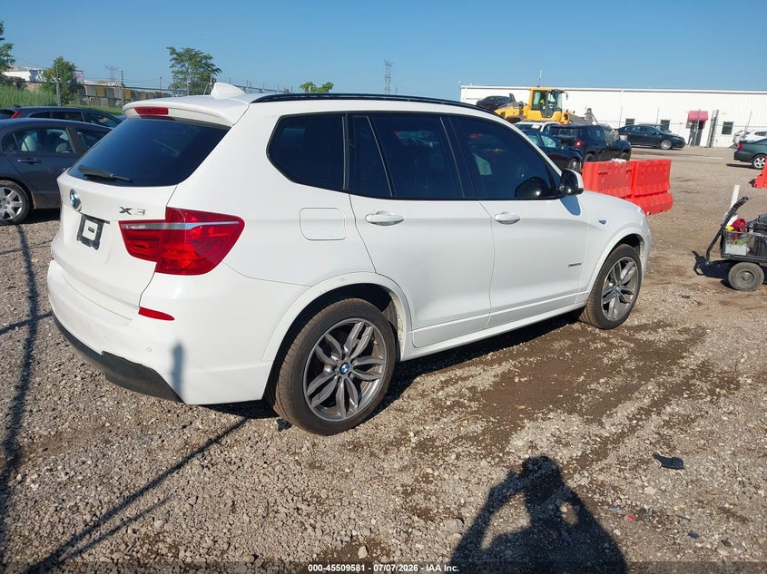 Vin: 5uxwx9c50f0d50286, lot: 46007797, bmw x3 xdrive28i 20154