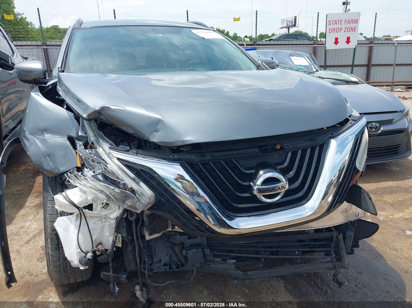 2018 Nissan Murano Sv VIN: 5N1AZ2MG3JN185142 Lot: 45509601