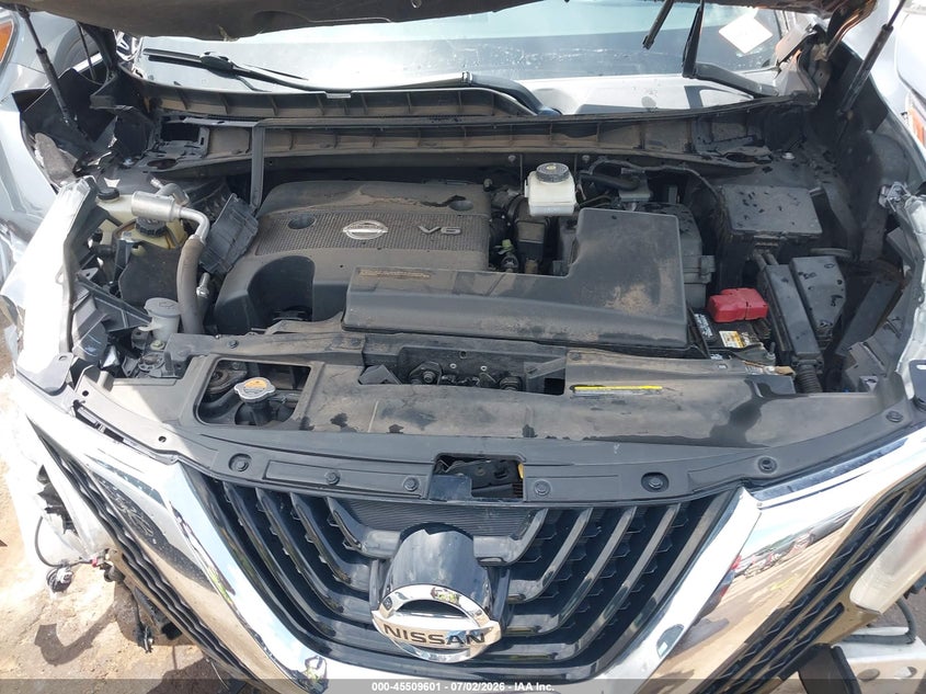 2018 Nissan Murano Sv VIN: 5N1AZ2MG3JN185142 Lot: 45509601