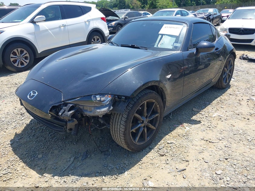 Vin: jm1ndam78k0308821, lot: 46007825, mazda mx-5 miata rf grand touring 20192