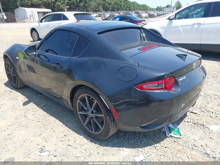 Vin: jm1ndam78k0308821, lot: 46007825, mazda mx-5 miata rf grand touring 20193