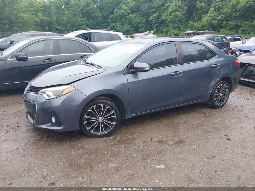 2014 TOYOTA COROLLA auction photo 2