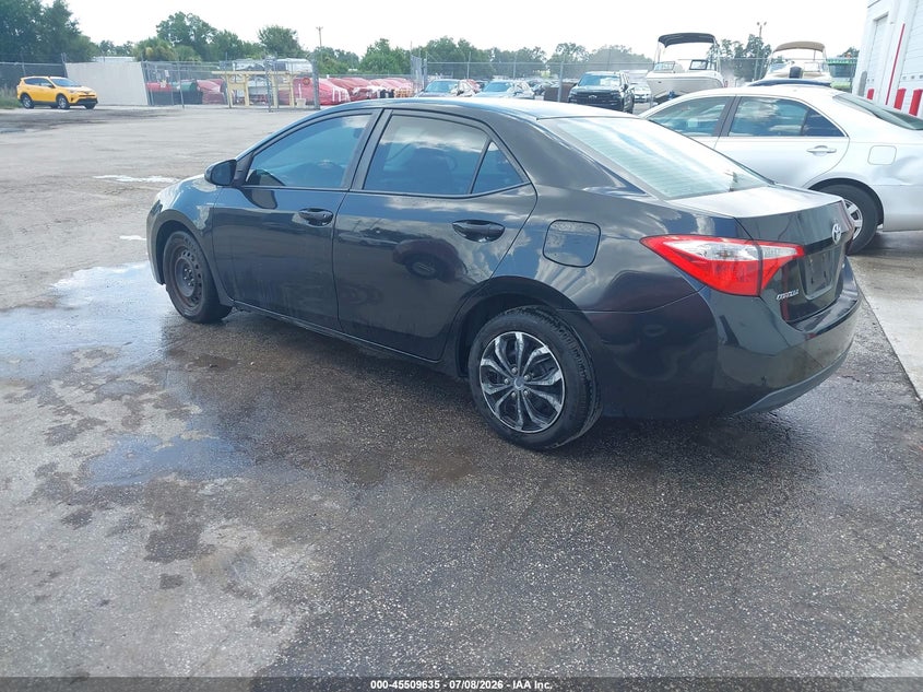 Vin: 2t1burhe1fc233742, lot: 46007851, toyota corolla le 20153