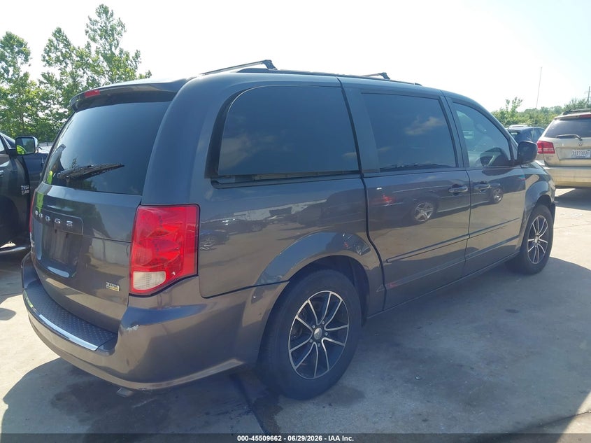 Vin: 2c4rdgegxgr325779, lot: 46007878, dodge grand caravan r/t 20164