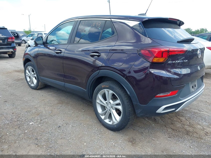 Vin: kl4mmbs28lb130627, lot: 46007908, buick encore gx fwd preferred 20203