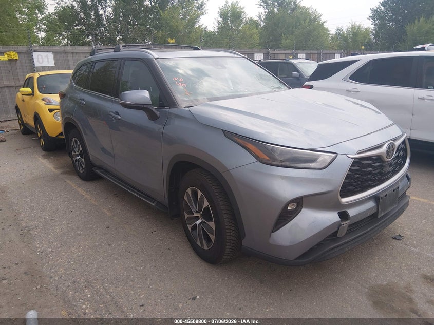 Vin: 5tdhzrbh9ns203599, lot: 46008016, toyota highlander xle 20221