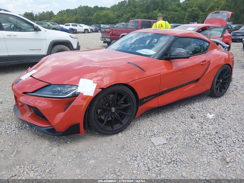 Vin: wz1db0g08rw063537, lot: 46008059, toyota gr supra 45th anniversary edition 20242