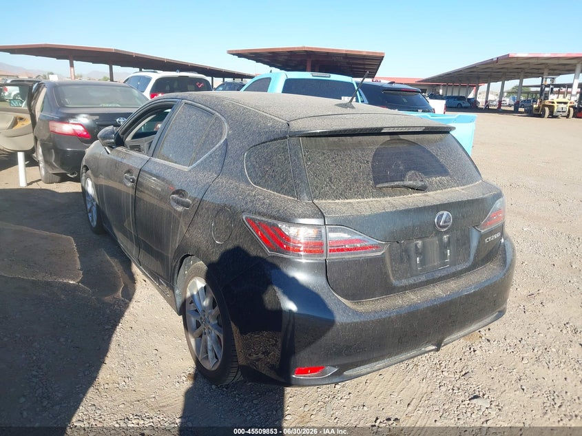 Vin: jthkd5bh9b2031105, lot: 46008069, lexus ct 200h premium 20113