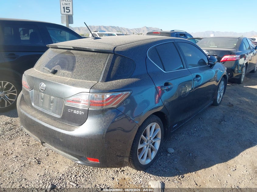 2011 LEXUS CT 200H auction photo 4