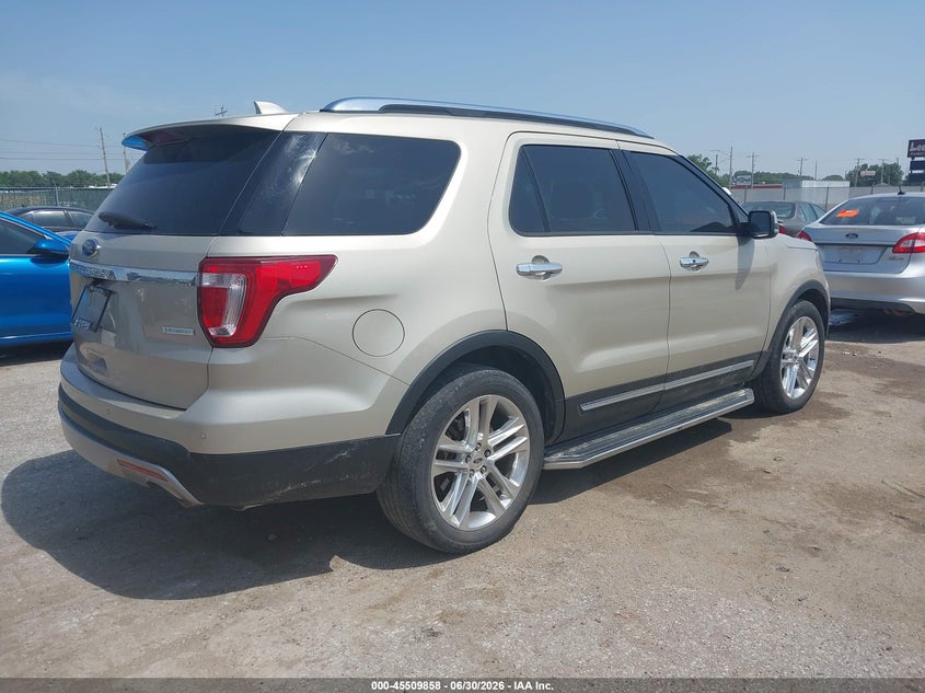 Vin: 1fm5k7fh9hgc31063, lot: 46008074, ford explorer limited 20174