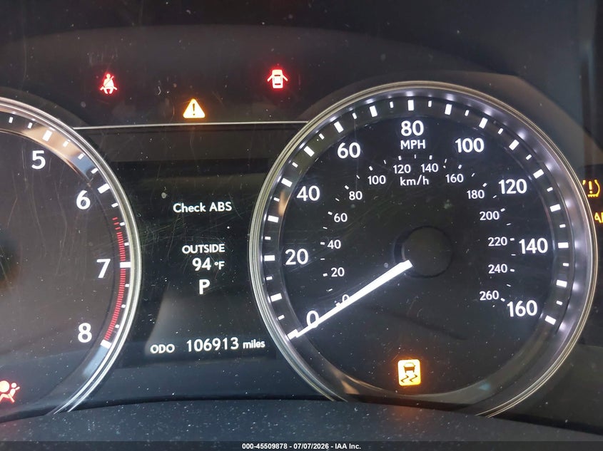 2013 Lexus Gs 350 VIN: JTHBE1BL7D5016226 Lot: 45509878