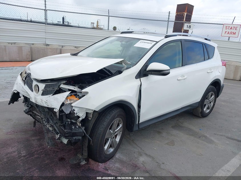 2015 TOYOTA RAV 4 SPORT UTILITY VEHICLE 2.5L I-4 DOHC, VVT, 176HP