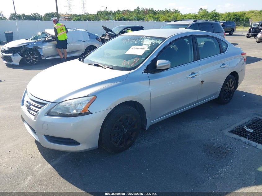 2015 Nissan Sentra S 3N1AB7AP6FY354691 photo 1