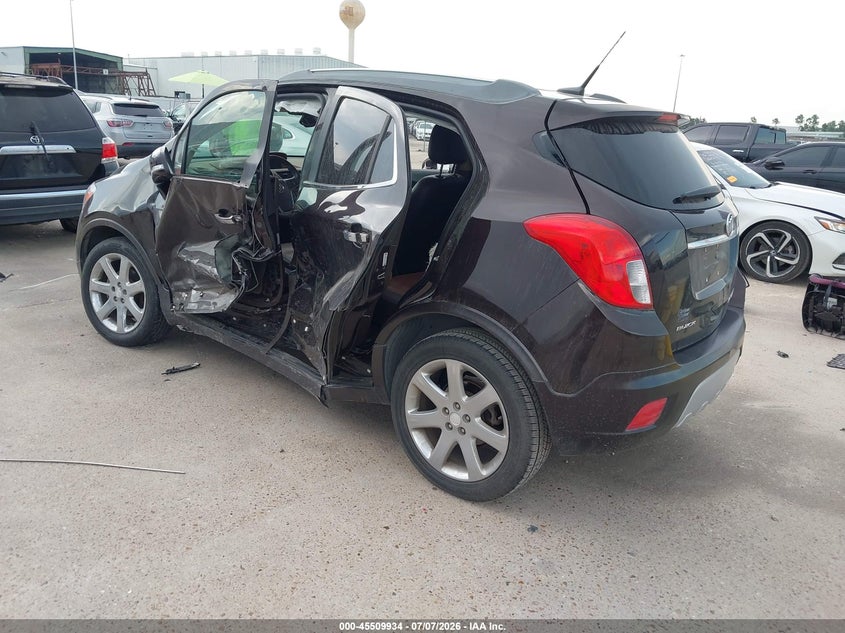 Vin: kl4cjgsb8eb731315, lot: 46008150, buick encore leather 20143