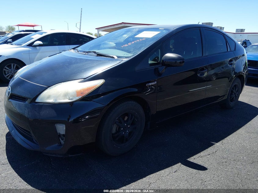 2014 TOYOTA PRIUS auction photo 2